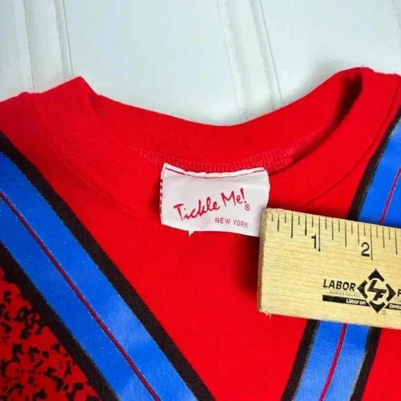 Vintage Academia Red Sport Team Senior Champ Cardigan Sweater Tickle Me athletic - Picture 8 of 11